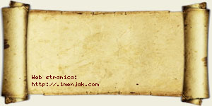 Olga Tasić vizit kartica